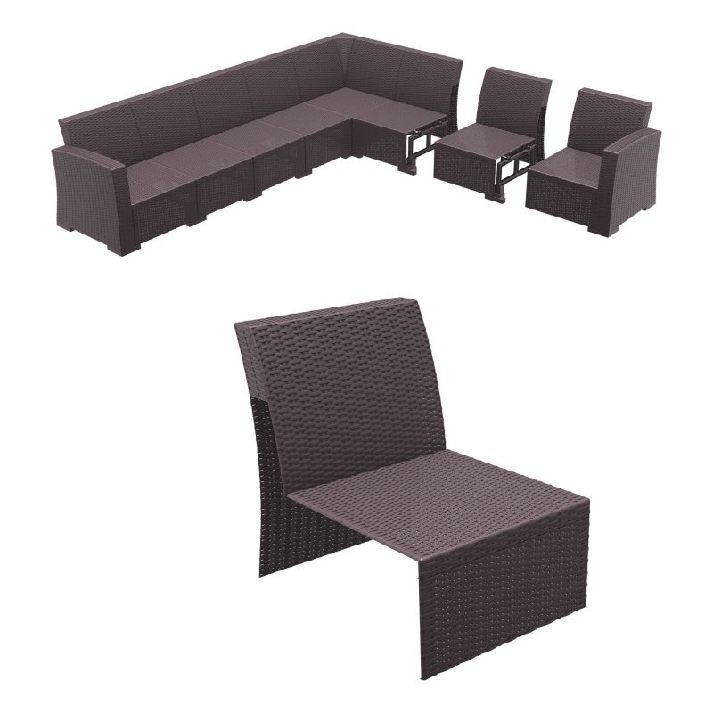 Monaco Extension Part with Cushions