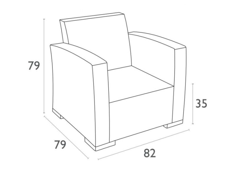 Monaco Lounge Armchair - Image 16