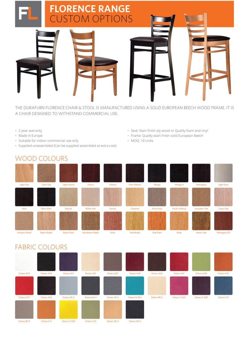 Florence Chair - Vinyl Seat - Image 56