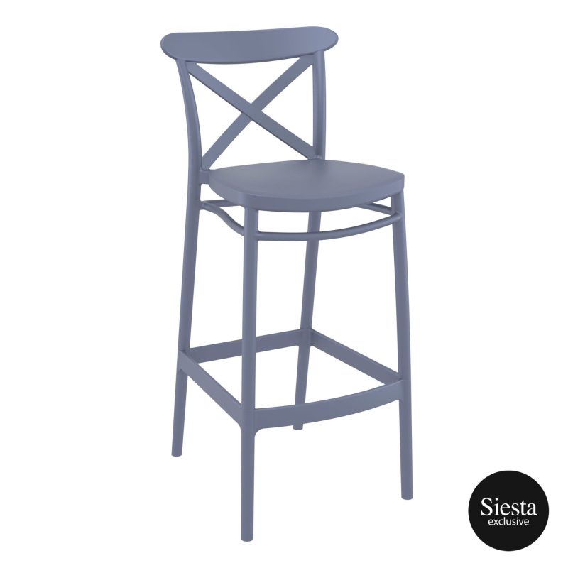 Sky Bar Table 3 Piece Set with Cross 75 Barstools - Image 7