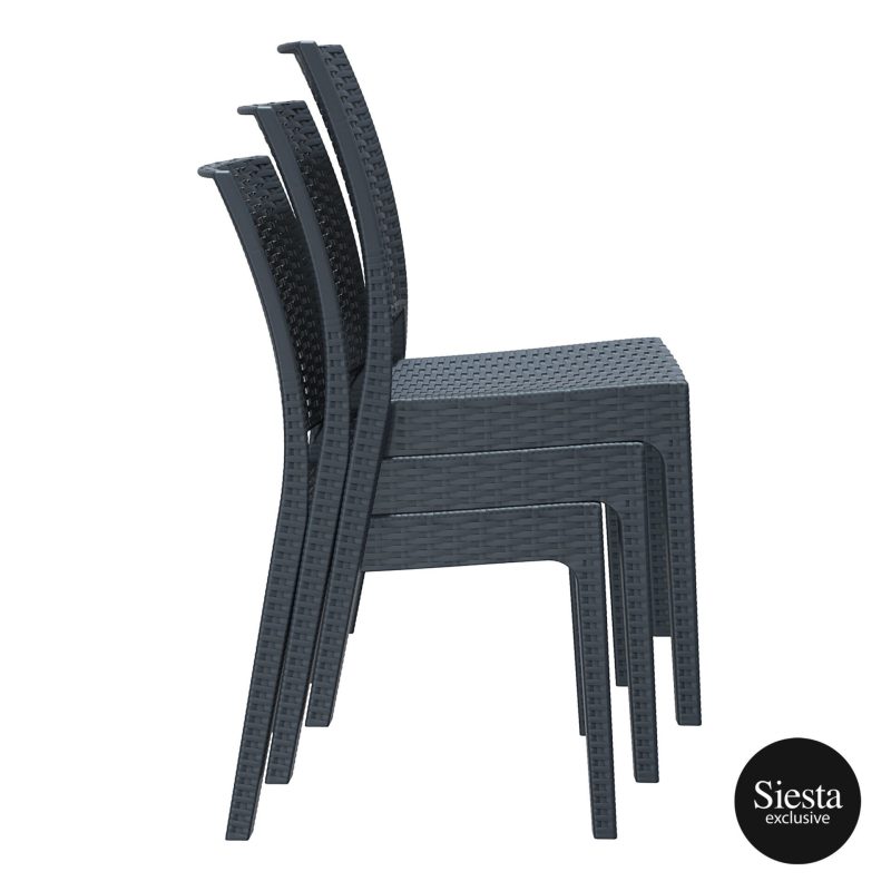 7 Piece Resin Rattan Dining Setting with Florida Chair - Image 8
