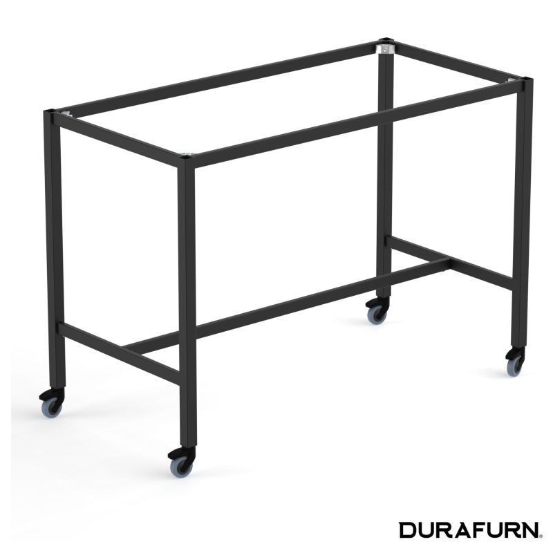 Spire Square Leg 950 Bar Height Frame with 100mmH Castors - Image 2