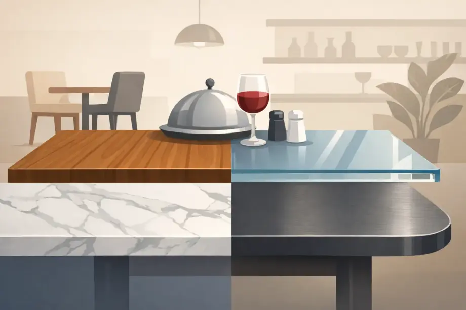 Best Restaurant Table Materials Explained