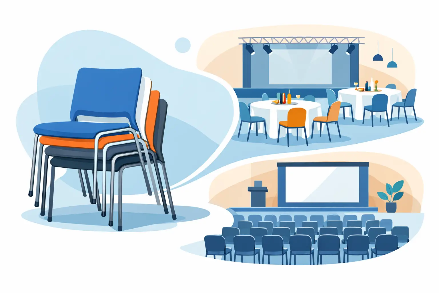 Choosing Stackable Chairs for Venues