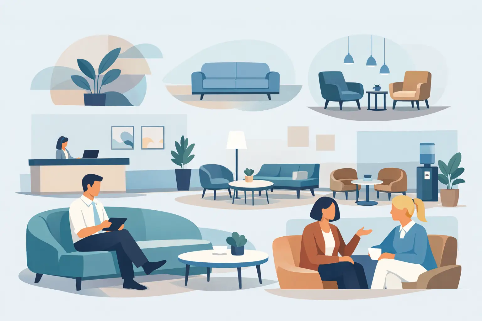 10 Office Reception Seating Ideas
