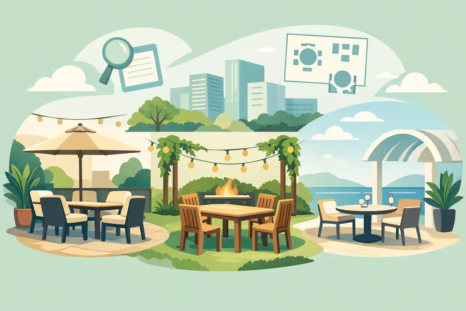 Choosing Outdoor Dining Settings for Venues