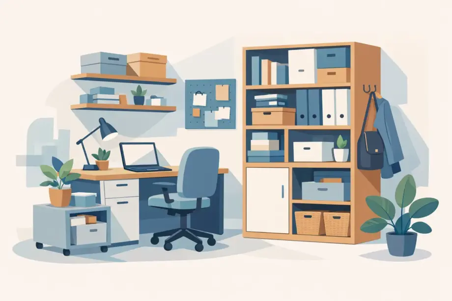 Office Storage for Small Spaces That Works