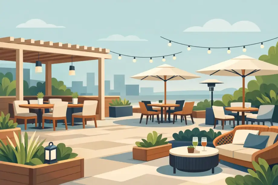 How to Furnish Restaurant Patio Spaces