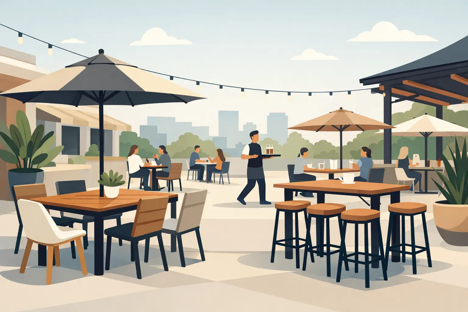 Outdoor Dining Furniture for Busy Venues