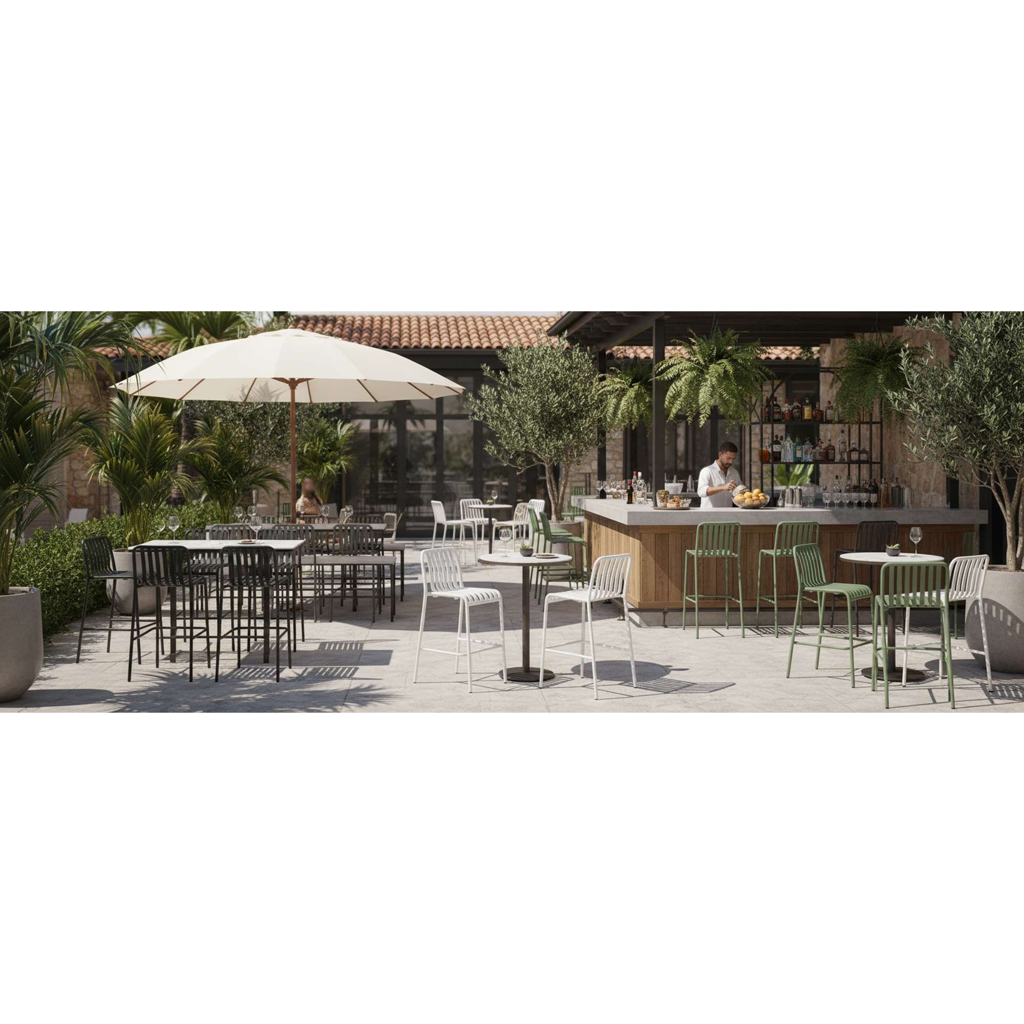 Durafurn Bordeaux Bar Stool - Image 10