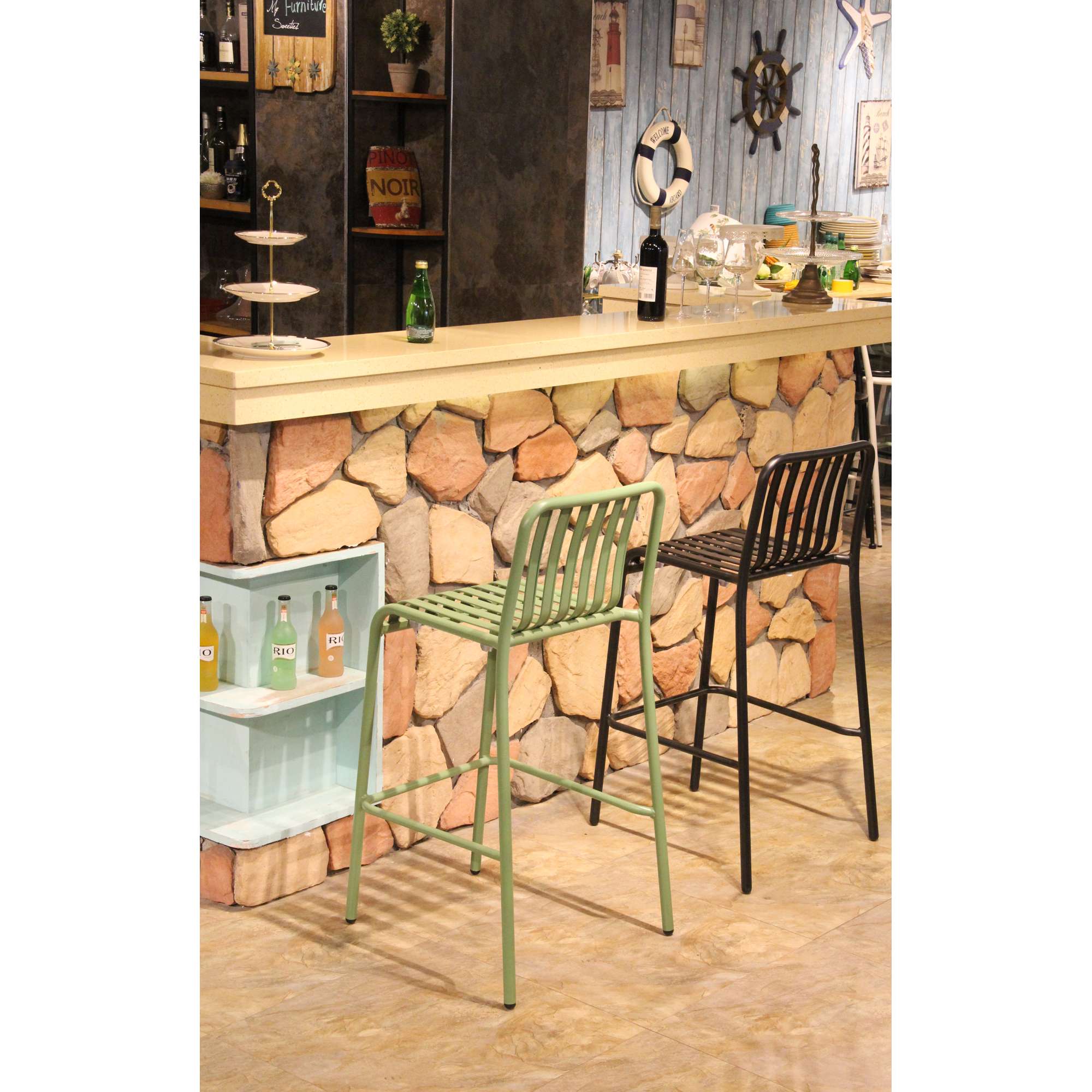 Durafurn Bordeaux Bar Stool - Image 4