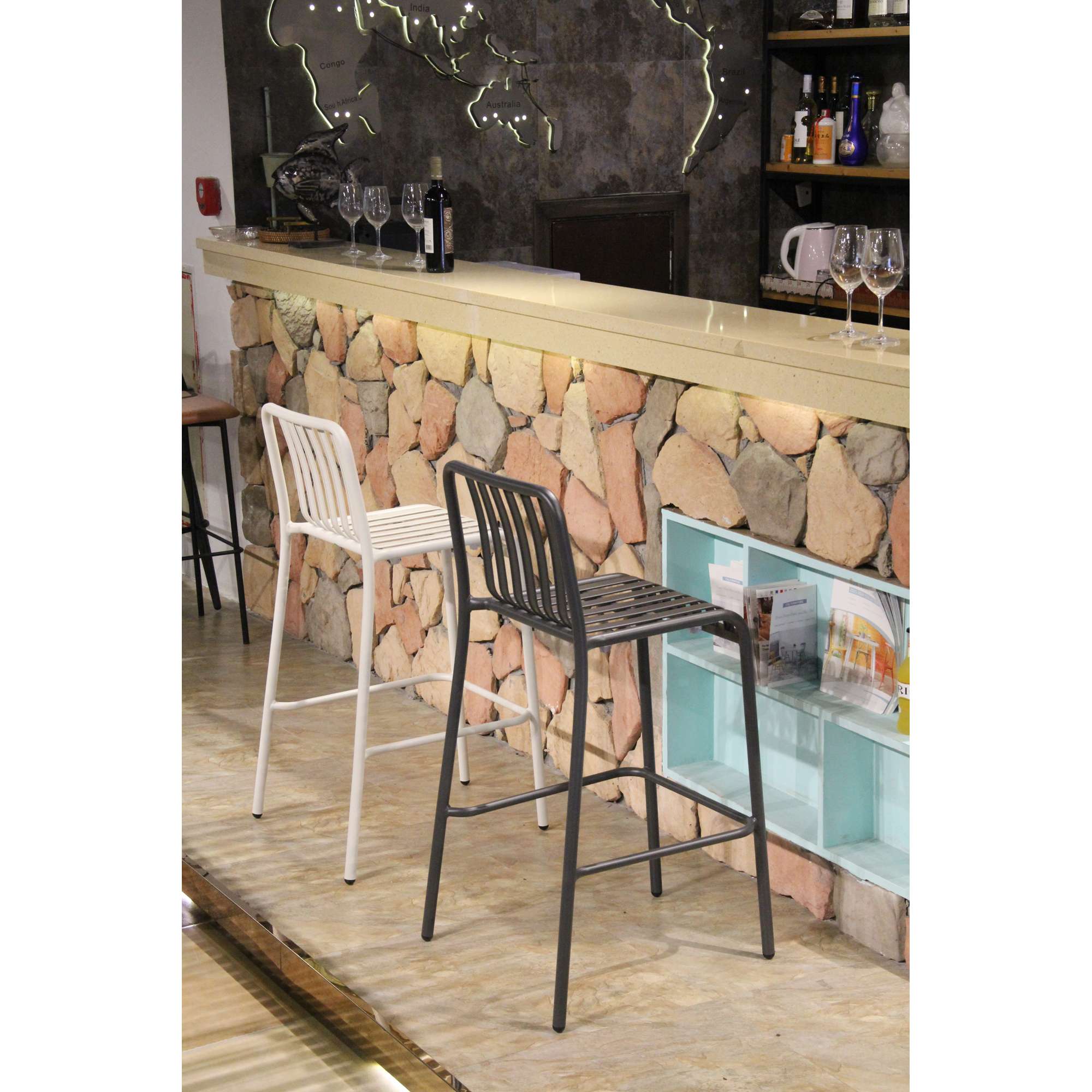 Durafurn Bordeaux Bar Stool - Image 5