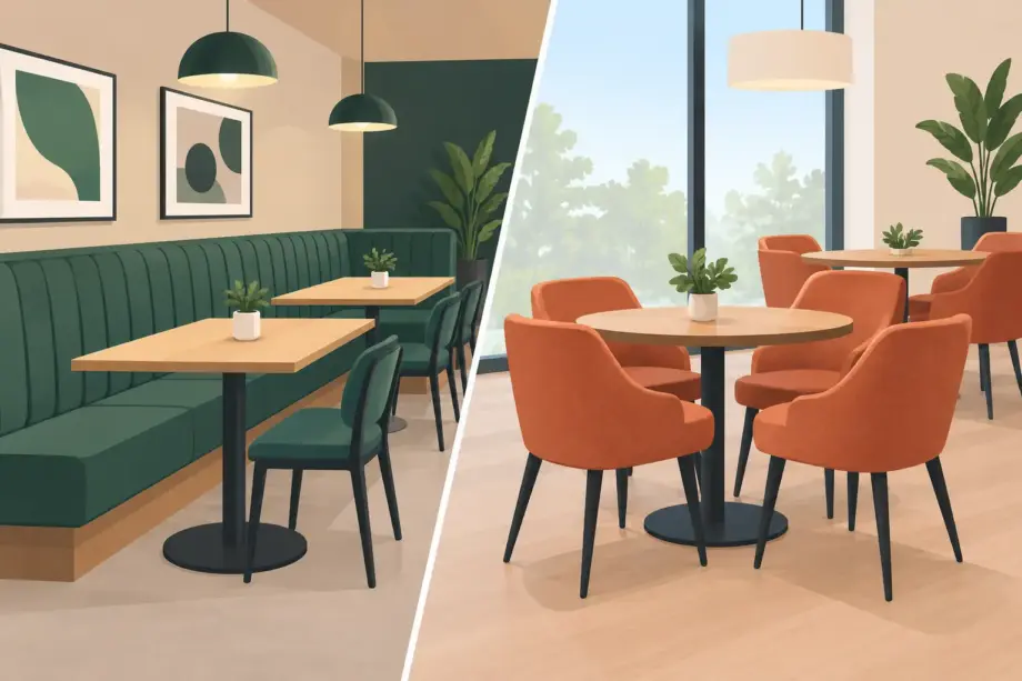 Banquette Seating vs Loose Chairs for Venues