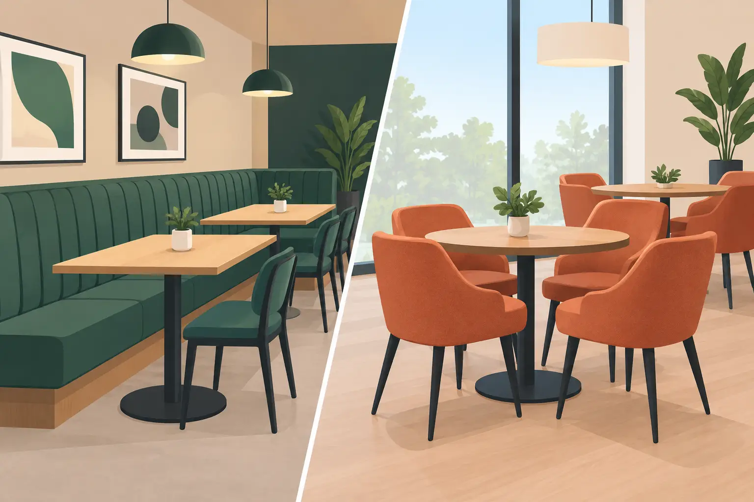 Banquette Seating vs Loose Chairs for Venues
