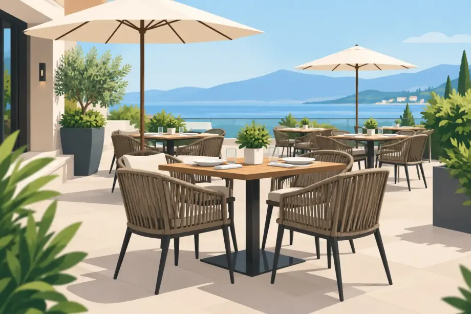 How to Style Outdoor Dining Sets for Venues