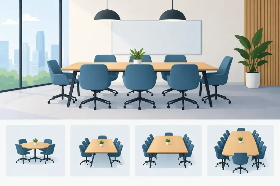 What Size Meeting Table Fits Your Office?
